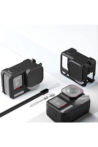 Insta360 Ace Pro 2 Premium Silikon Kılıf Siyah