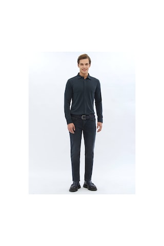 Kip Lacivert Düz Regular Fit Casual Gömlek 4112002 Lacivert