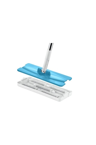 Stepy Flat Broom Set Gırgır Seti Beyaz - Mavi