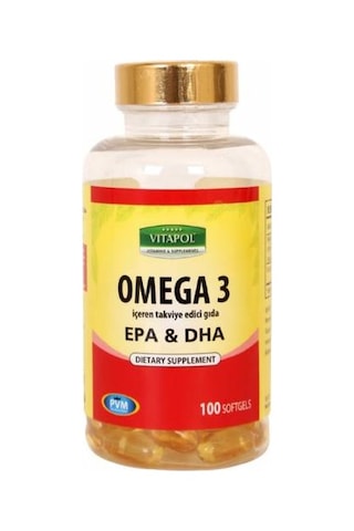 Vitapol Omega 3 Balık Yağı 3X100 Softgel