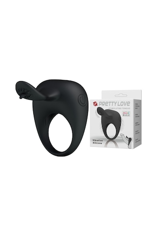 Truva Shop Pretty Love Tonguo Titreşimli Penis Yüzüğü Kelepçe Klitoris Uyarıcılı Halka