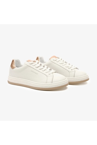 Greyder 33292 Beyaz Hakiki Deri Kadın Sneaker Ayakkabı-853 Beyaz