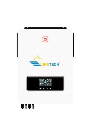 Uretech 10.2kva 10.2kw 10200 Watt Tam Sinüs Akıllı Mppt 160a 55-450vdc İnverter 48vdc-220vac 11kw İnvertör