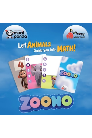 Playever Zoono, Sayıları Ve Saymayı Öğreten Kart Oyunu 3-5 Yaş