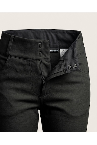 Durt Kadın Leggings Motosiklet Pantolonu Siyah
