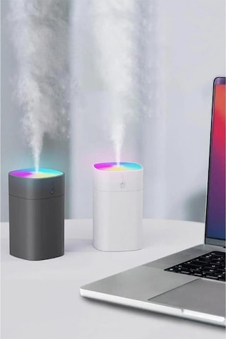 400 Ml Ultrasonik Hava Nemlendirici Buhar Makinesi Ve Aroma Difüzörü