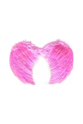 100% Turkish Design Orta Boy Pembe Melek Kanadı, 40x60 Cm Çocuklar İçin Acı Kahverengi