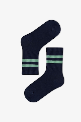 Penti Erkek Çocuk Greeny Çizgili Pamuklu 3 Çift Soket Çorap Çok Renkli