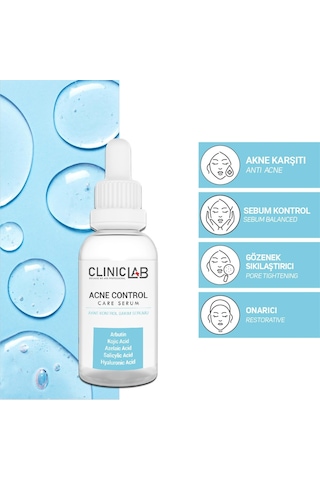 Cliniclab Akne Eğilimli Ciltler İçin Gözenek Sıkılaştırıcı Bakım Serumu 30 ML