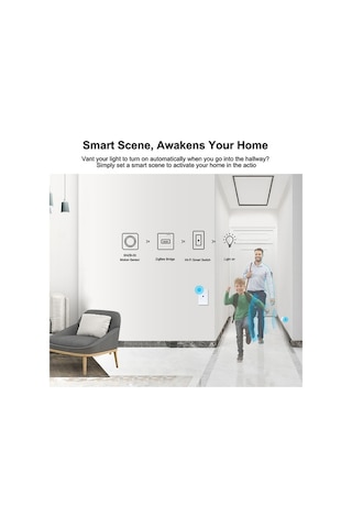 Moly Zigbee Akıllı Pır Hareket Sensörü, Snzb-03, 6m Algılama, 110 Açı, Pil Dahil, Ifttt Desteği