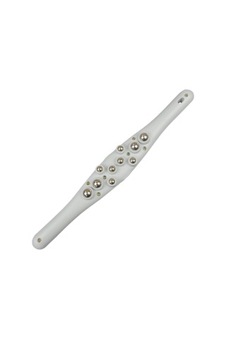 Suntek Sırt Vücut Boyun Bacak Için Boncuklu Makaralı Top Gri