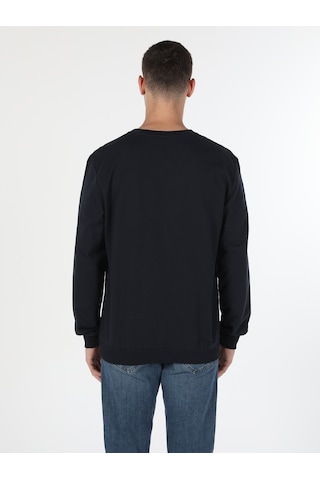 Colin's Colins Regular Fit Normal Kesim Baskılı Lacivert Erkek Sweatshirt Cl1060128 Lacivert