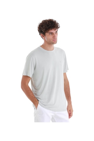 Hatemoğlu Gri Regular Fit Düz Bisiklet Yaka Triko Tişört 35102024c006 012 Gri