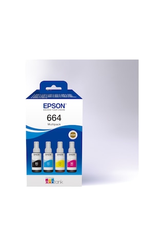 Epson 664 EcoTank C13T66464A 4 Renkli Çoklu Paket