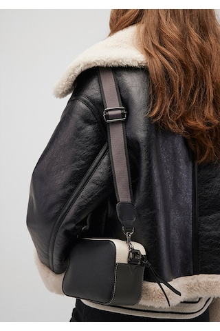 Mavi - Siyah Askılı Antrasit Çapraz Çanta 1910084-88035 Antrasit