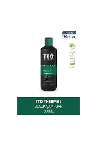 Tto Saç Ve Vücut Şampuanı 500 Ml Black Çay Ağacı Yağı / Tea Tree Oıl Tüm Saçlar