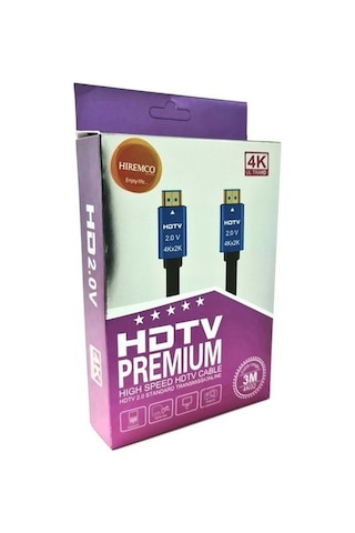 Hiremco 4K Ultra Hd 3Metre Hdmi Kablo