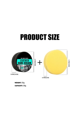 Araba Deri Koltuk Bakım Kremi İç Deri Temizleme Bakım Bakım Kaplama Temizleme Kremi 50g,jwcwsq