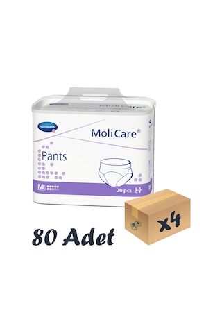 Hartmann Molicare Pants 8 Damla Emici Külot M 4 x 20'li 80 Adet
