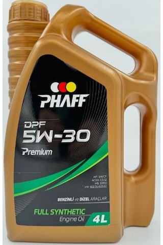 Phaff 5W-30 Premium Motor Yağı 4 L