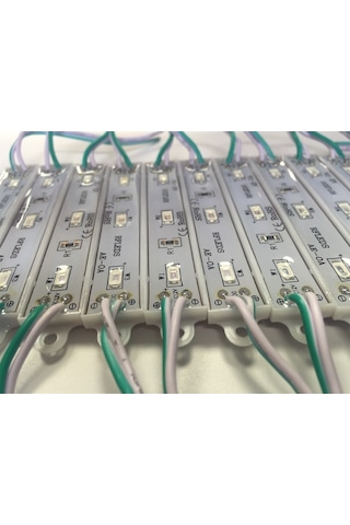 100 Adet Yeşil 5630 Epoksili Modül Led Als-110y Yeşil