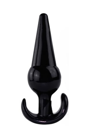 X-sense 12.5 CM Siyah Yumuşak Esnek Jel Anal Plug Ve Tıkaç