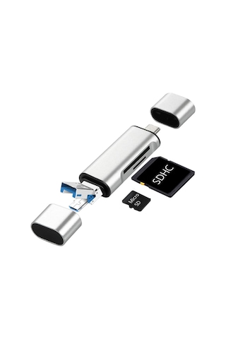 Zr825 Type-c Usb 3 İn 1 Card Reader Evimdeyokyok