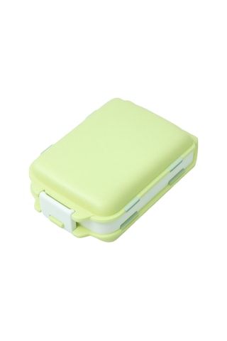 Mufunye Yeşil 8 Bölmeli Plastik İlaç Kutusu - Hafif, Dayanıklı, Sınıflandırılmış Saklama, Nem Ve Kirlilikten Koruma, Ev Ve Seyahat İçin Uygun