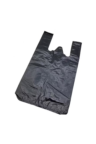 Şeylişeyler - A Kalite Siyah Manav Atlet Poşet Orta Boy 1 Kg