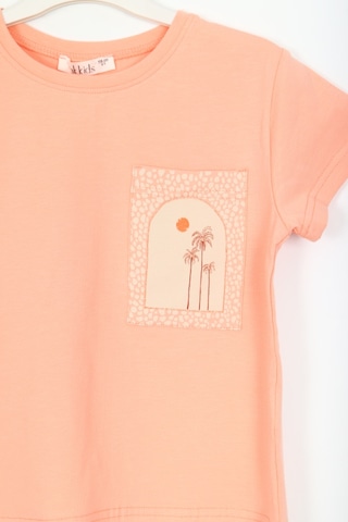 Xo Kids Kız Çocuk Tişört 4-8 Yaş 38576 Somon