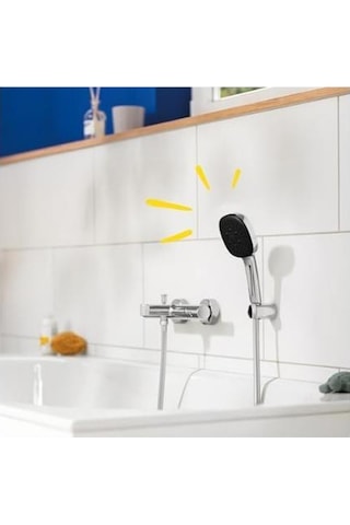 Grohe 110 El Duşu Seti, 110mm Kare 3 Akışlı 26176001 Gümüş