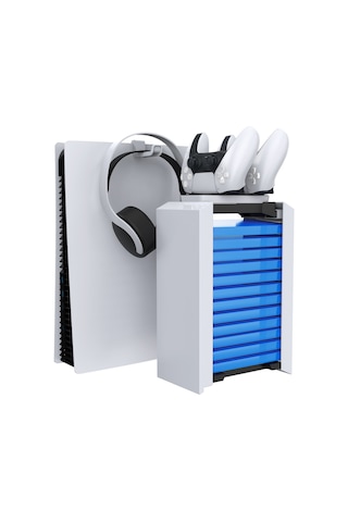 Dobe Tp5 1545 Ps5 Kulaklık Tutucu Oyun Haznesi Şarj Stand Kit