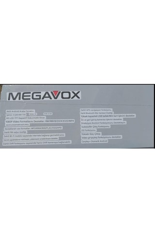 Megavox Mgx-1662 Motorlu 7" Androıd Indash Teyp