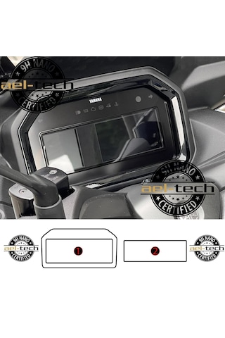 Yamaha X-Max 250 / 300 Tech Max Gösterge Uyumlu 9h Nano Ekran Koruyucu 2li Set 2025-2026