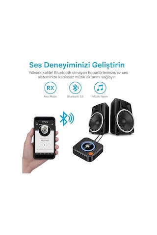 Alıcısı Hı-fı Için Bluetooth Adaptörü Hoparlörler Için Blue Tooth Alıcısı Ev Sistemi 3 5 Mm Aux Rca Tf Nfc