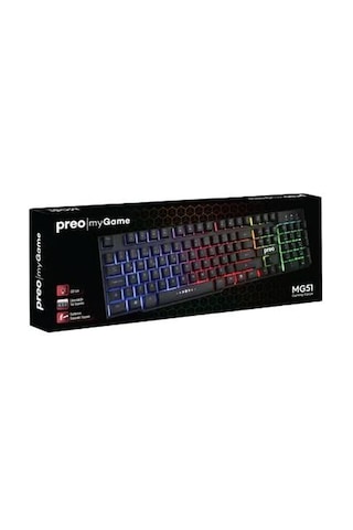 Preo My Game MG51 Rainbow Aydınlatma Kablolu Gaming Klavye