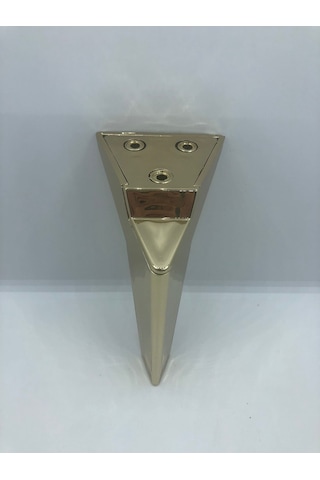 Plastik, 16 Cm Gold Kaplama Koltuk , Mobilya Ayağı 4 Adet