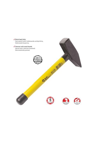 Sait Demirci Metal Saplı Çekiç 2000 Gr