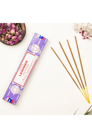 Satya Lavanta Aromalı Masala Çubuk Tütsü