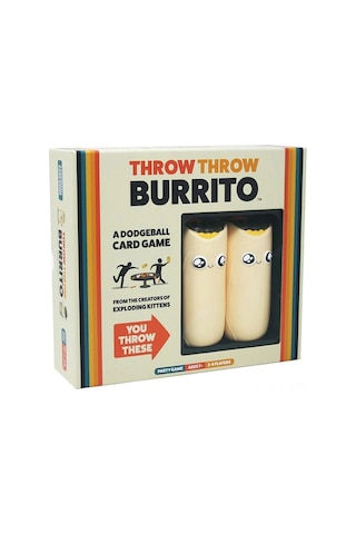 Hfambition Burrito Atma Savaşları: Dodgeball Temalı Kart Oyunu, Arkadaşlarla Eğlenceli Savaşlar, 2-6 Oyuncu, 7+ Yaş