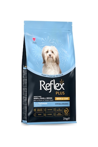 Reflex Plus Skin & Coat Somonlu Mini ve Küçük Irk Yetişkin Köpek Maması 3 KG