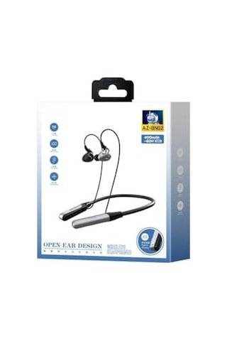 Az-bn02 Boyun Askılı Bluetooth Kulaklık 400mah, 60 Saat Bekleme Az-bn02