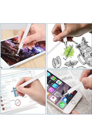 Schulzz Universal iPad Uyumlu Stylus Dokunmatik Tablet Kalem + Yedek Uç