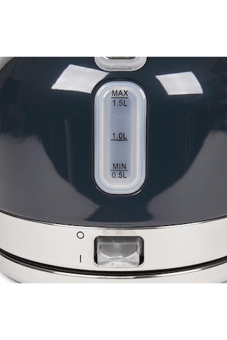 Haden Jersey 1.5 L Çelik Mavi Elektrikli Su Isıtıcı