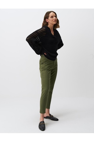 Jimmy Key Haki Normal Paça Cepli Gabardin Pantolon 24spapav2312 Haki