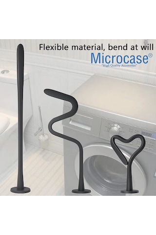 Microcase Manyetik Mıknatıslı Çamaşır Makinası Kapak Sabitleyici Tutucu Siyah - Al5305
