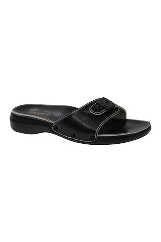 Ceyo 6500 Minelli Siyah Ortapedik Bayan Terlik & Sandalet 001