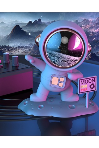 Bluetooth Astronaut Kablosuz Usb Hoparlör Ağır Bas Hıfı Ses Kalitesi