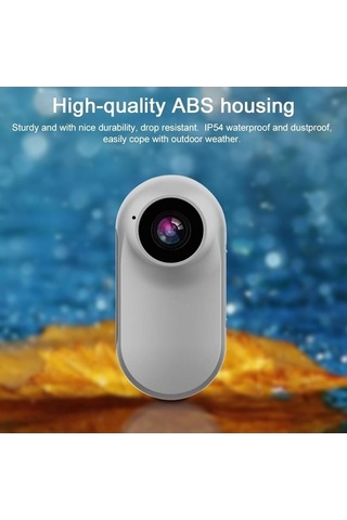 Ulzyvf 1080p Spor Kamerası, Su Geçirmez Aksiyon, Döngü Kayıt, Beyaz, Dış Mekan Kullanımı İçin Beyaz