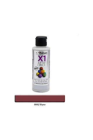 Polisan X1 Art Multisurface Hobi Boyası Vişne 120 ML